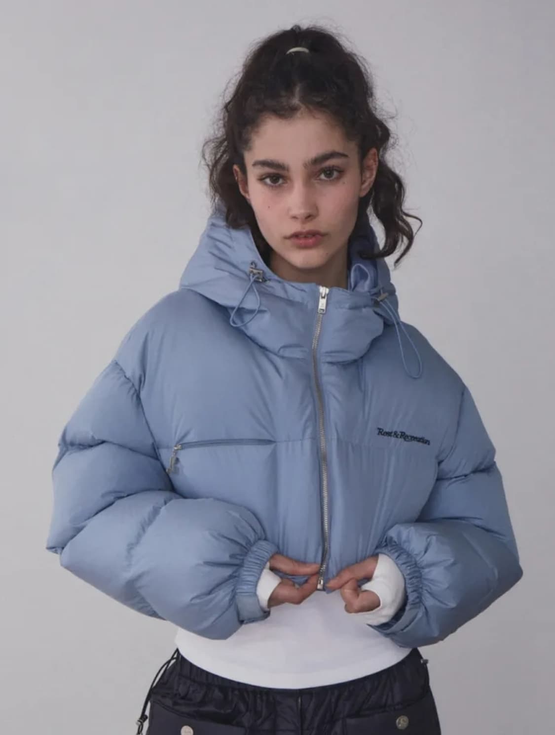 레스트앤레크레이션 크롭패딩 상품이미지4