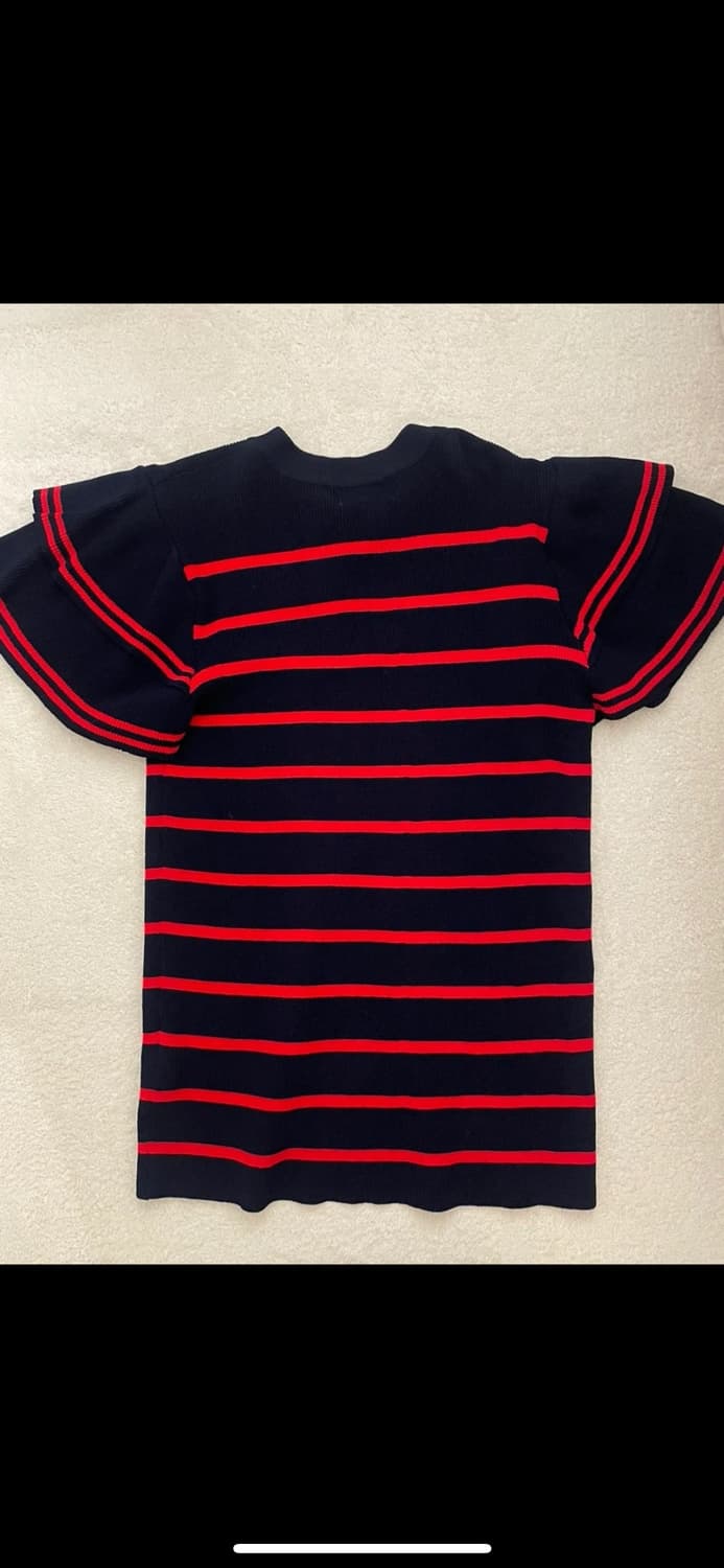 연말룩 ! 마리뮬린컬렉션  스트라이프 니트 상품이미지9