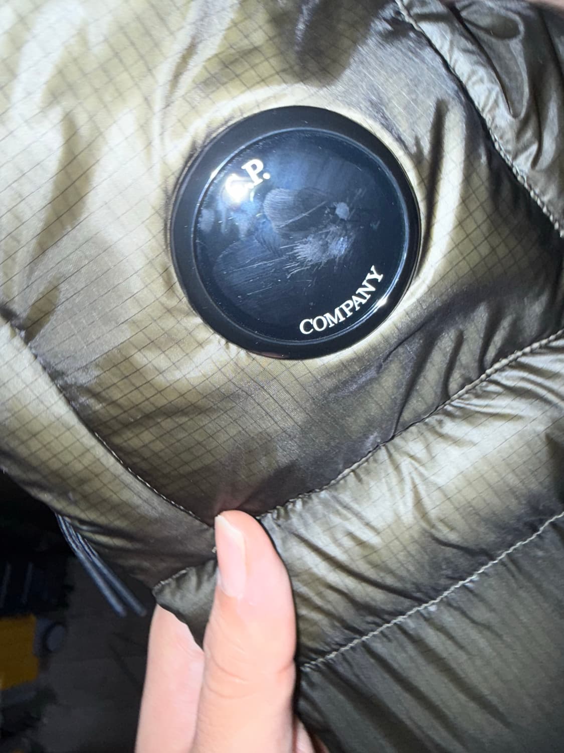 Cp 컴퍼니 dd쉘 올리브 나이트 패딩 급처 상품이미지5