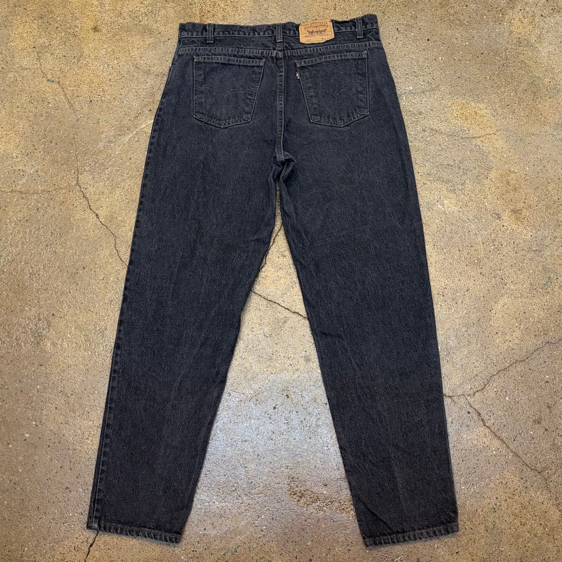 90s Made in USA 빈티지 리바이스 550 블랙진 청바지 상품이미지4