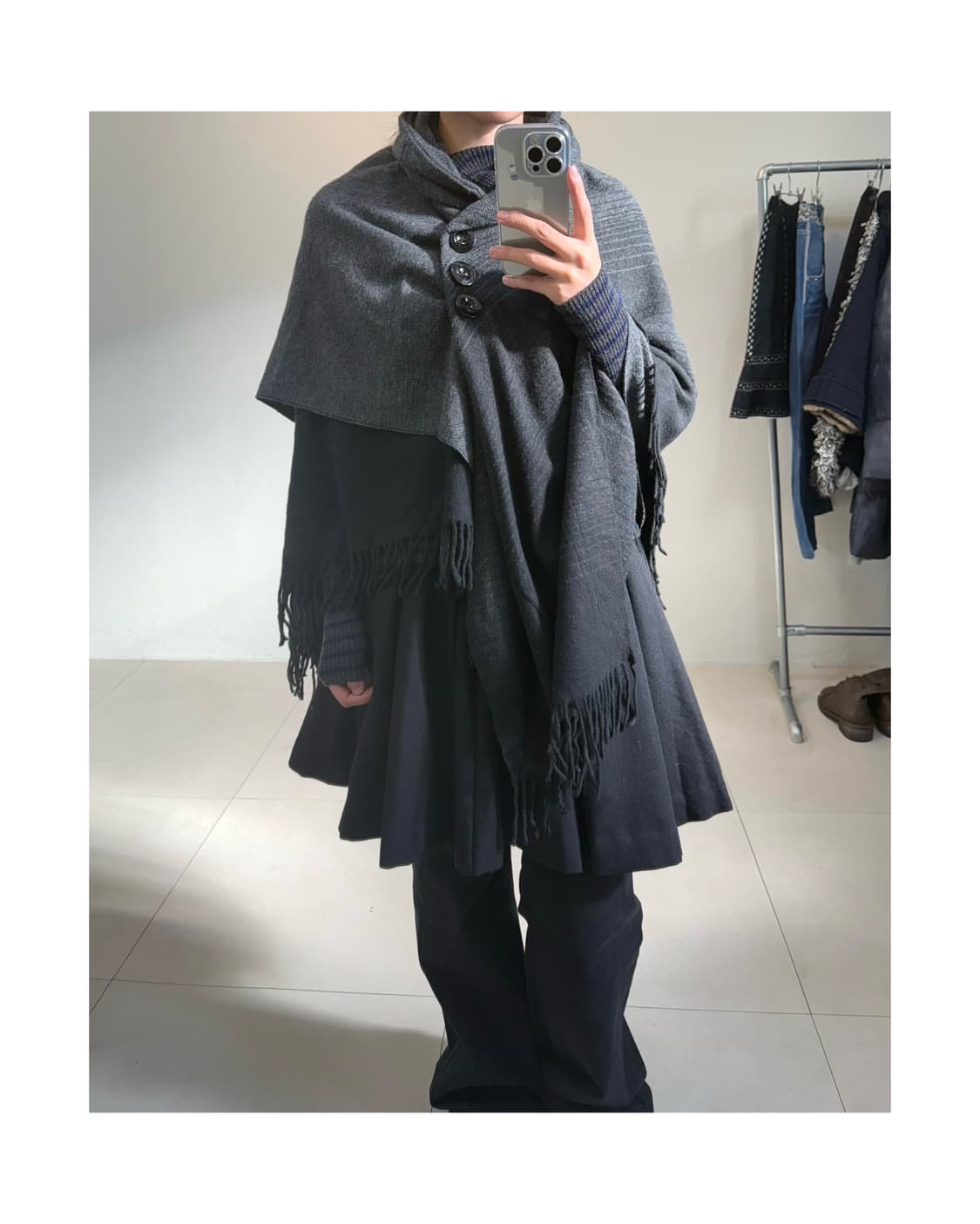 빈티지 케이프 (개인결제창 상품이미지1