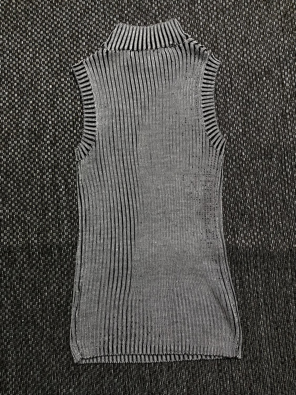Y2K Metal Washed Full Neck Sleeveless 상품이미지5