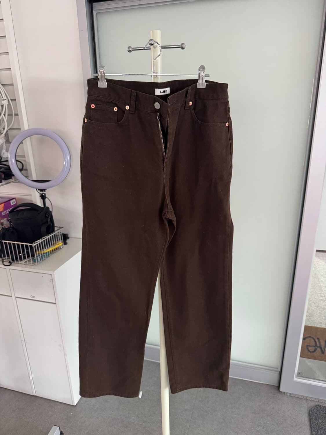 Label 아카이브 브라운 데님 4 상품이미지1