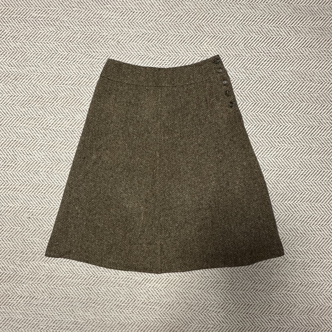 MAX MARA woman herringbone wool skirt 상품이미지1