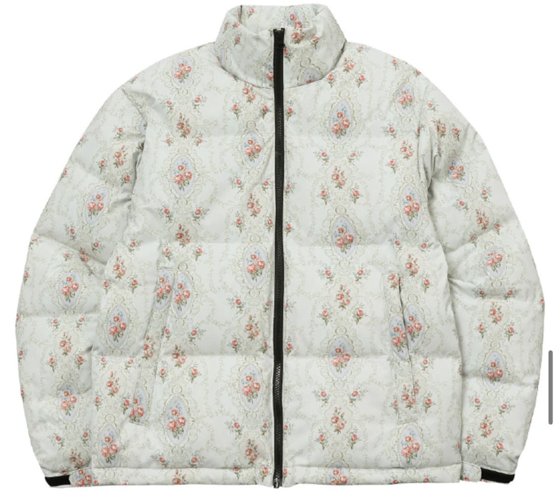 cec 플로랄 다운 파카 패딩 양지뢰 스나계 아우터 점퍼 빈티지 숏패딩 상품이미지1