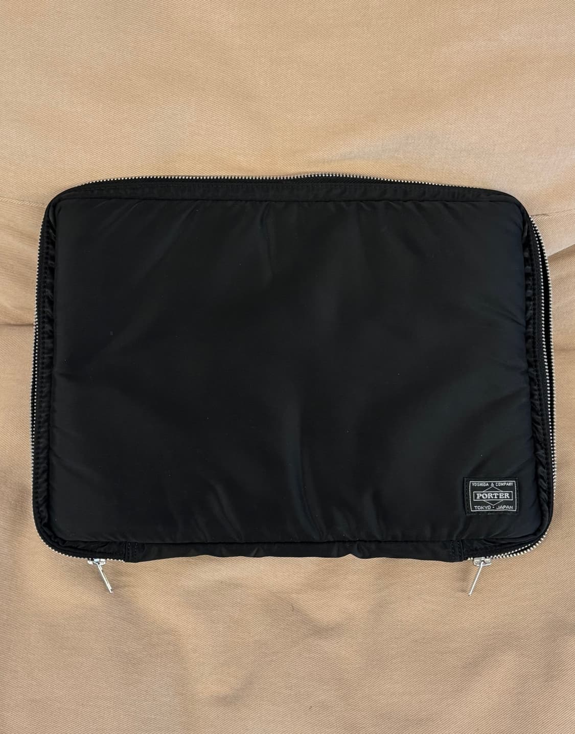 [OS] 포터 x 와코마리아 도큐먼트 케이스 블랙 상품이미지1