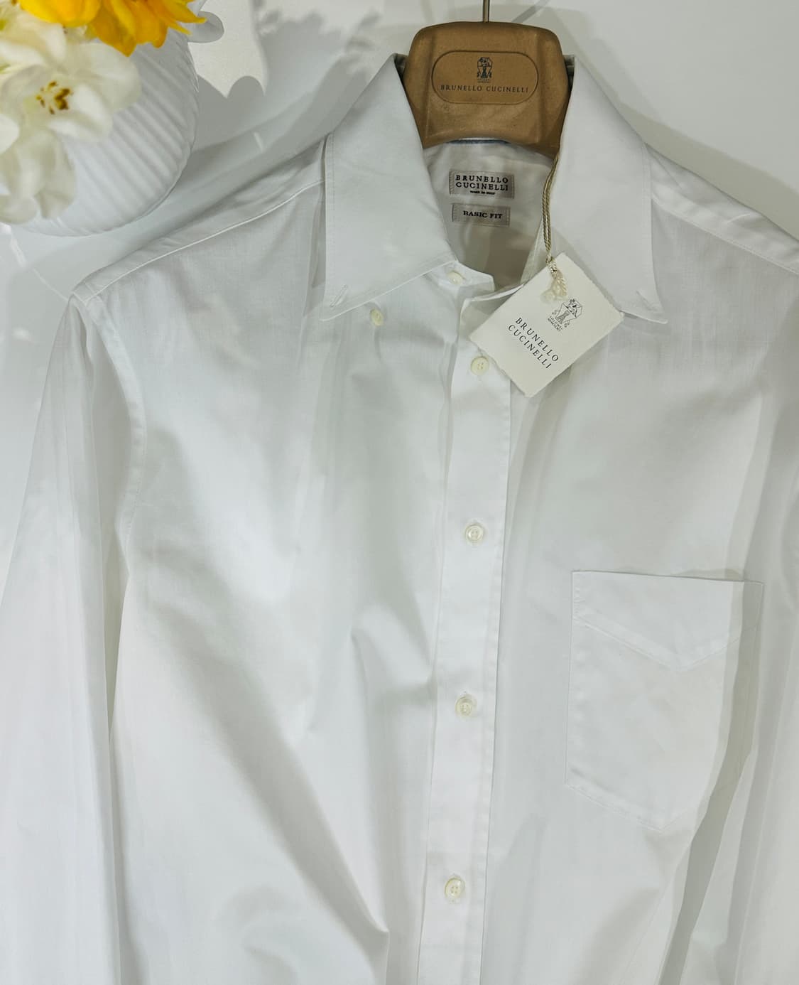 브루넬로 쿠치넬리 화이트 셔츠 상품이미지1