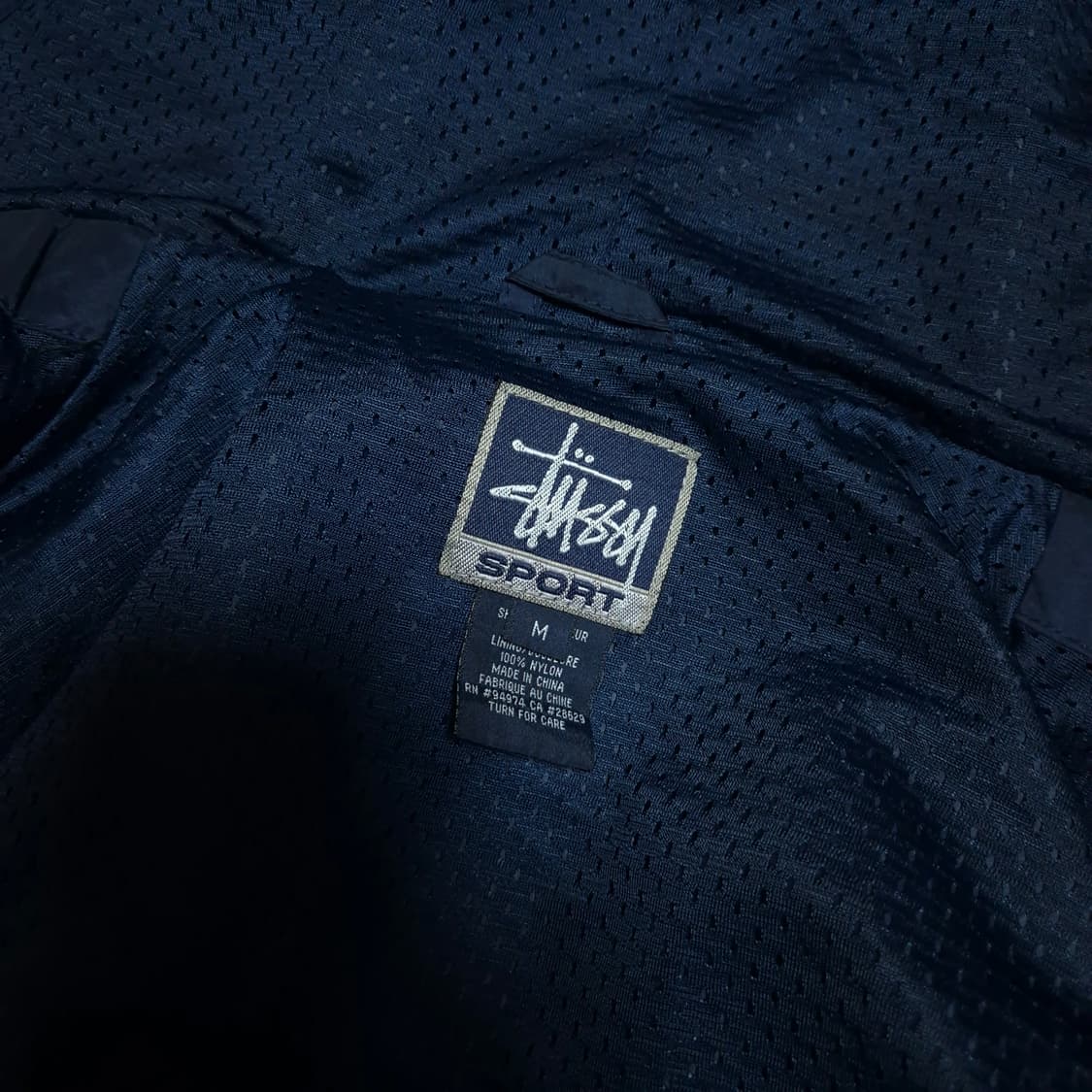 스투시 90s 올드스쿨 라이닝 네이비 바람막이 상품이미지10