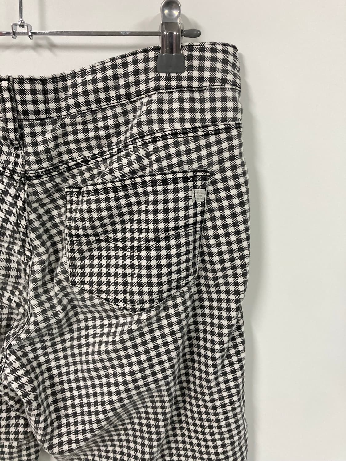 빈티지 체크 7부 팬츠 상품이미지7