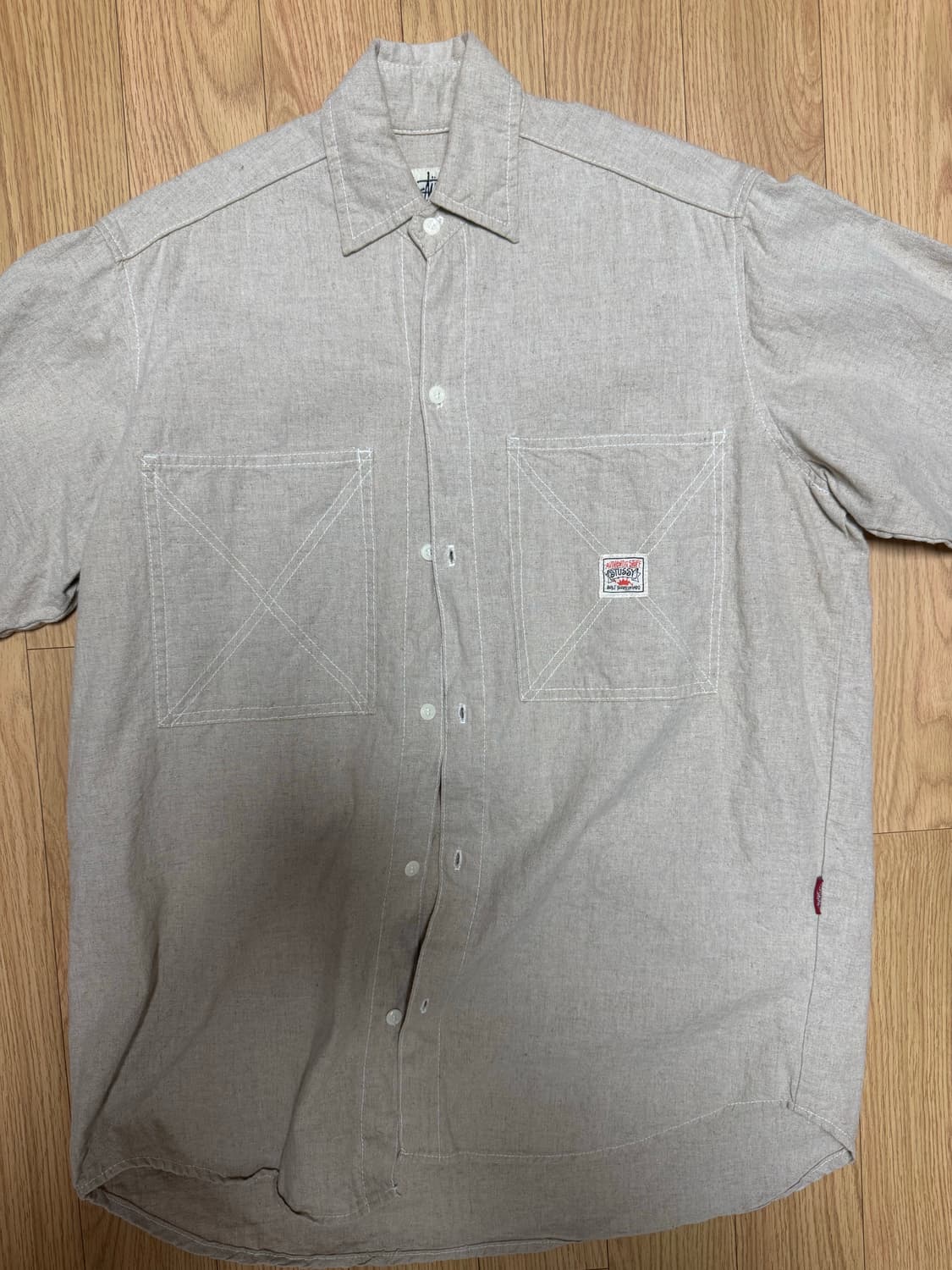 90s 스투시 크라운택 셔츠  상품이미지1