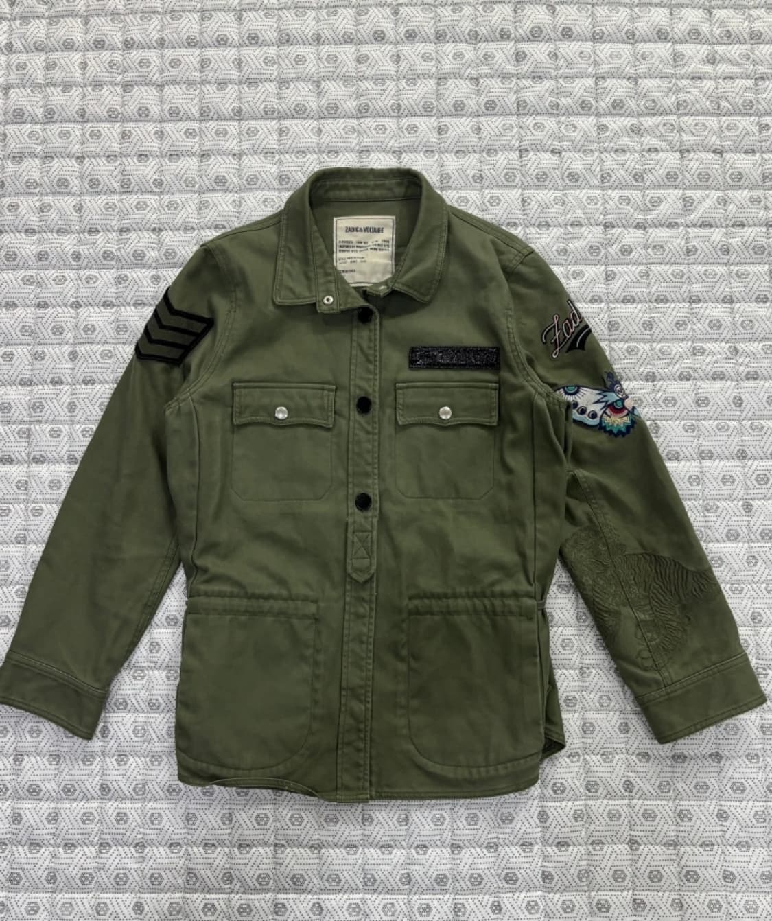 쟈딕 자딕앤볼테르 카키 야상 M 상품이미지2