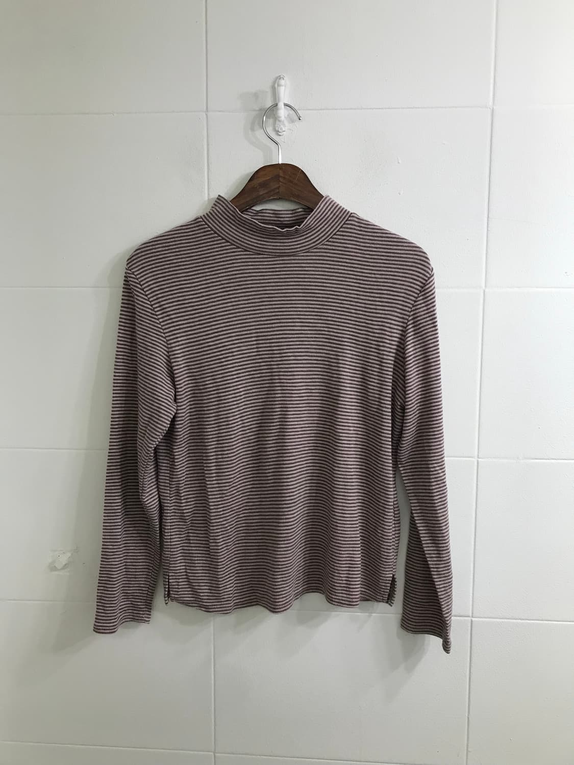 엑시즈팜 브라운 레이스 아일렛 퍼점퍼 핑크초코 코디세트 상품이미지9