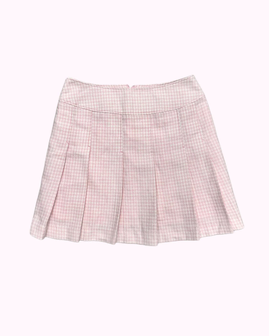 PENDORA white pink pleats skirt 상품이미지1