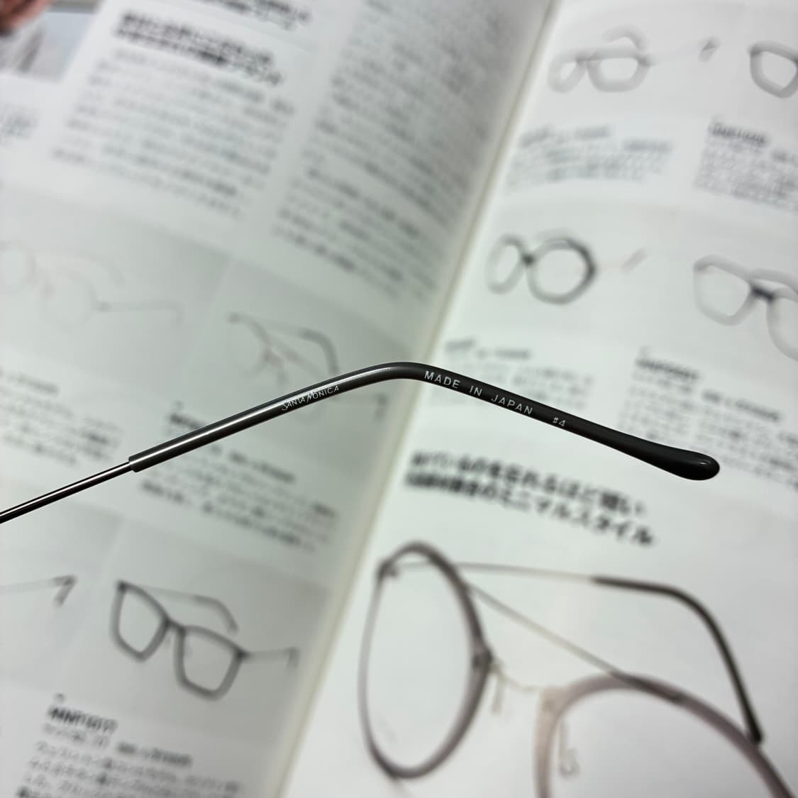 SANTA MONICA 산타모니카 반무테 실버 티타늄 안경 상품이미지5