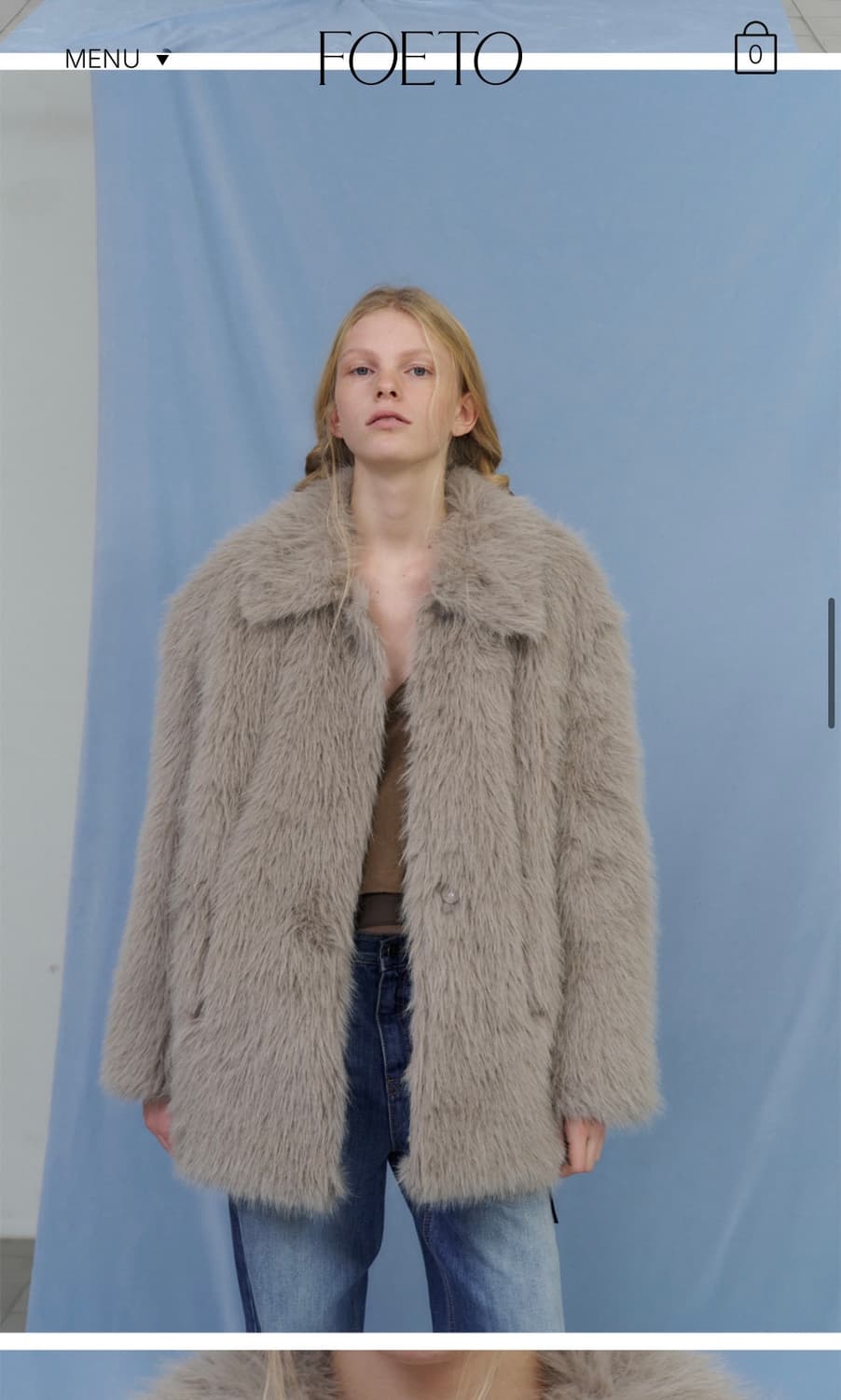 Foeto fur jacket 퍼자켓 (거의새상품) 상품이미지2