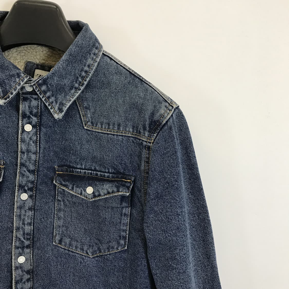 자라 데님 양털 쉐르파 자켓 [L사이즈] 상품이미지2