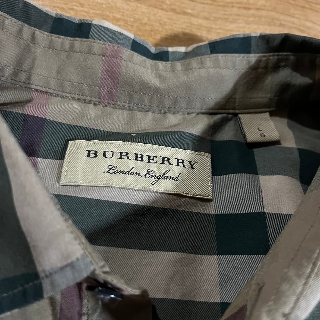 [105] 버버리 넬슨체크 셔츠 상품이미지5