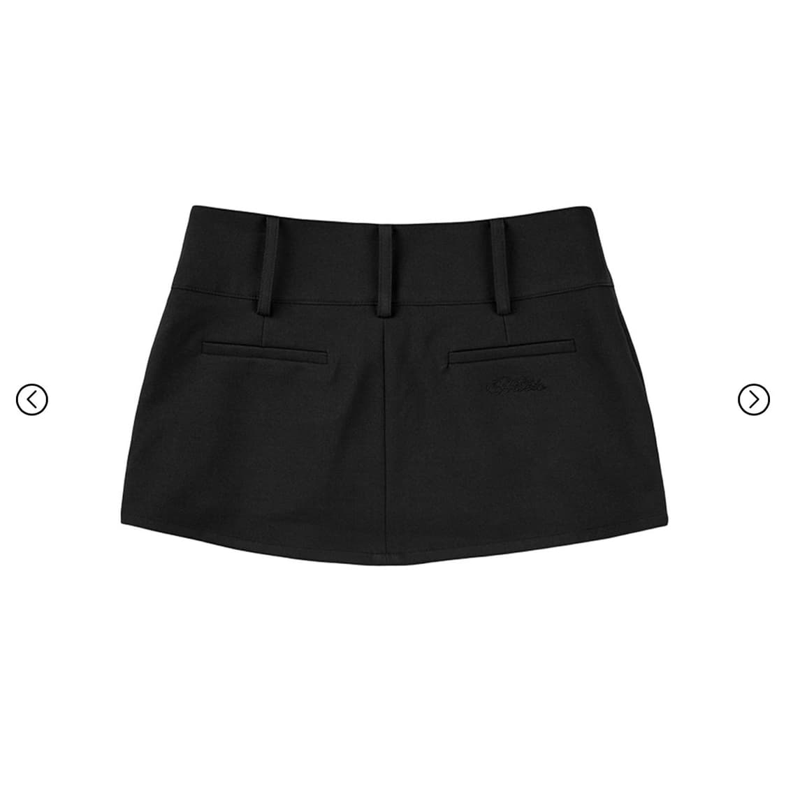 힐다 테일러드 버튼 셋업 블랙 상품이미지5