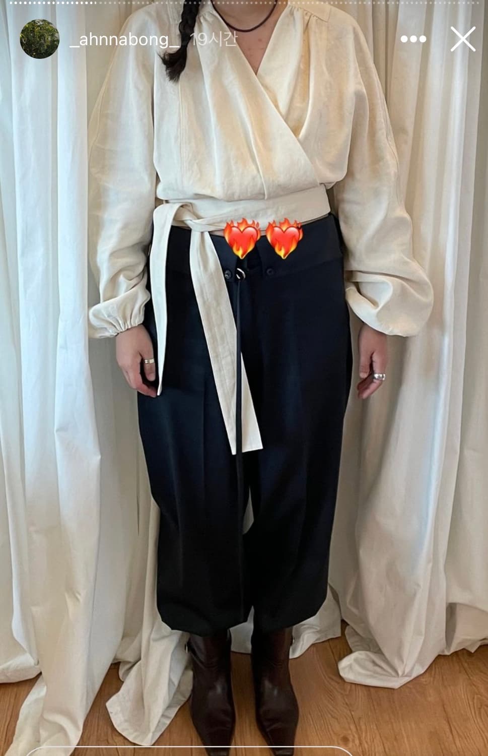 에토스 WAIST STRAP BLOUSE 상품이미지4