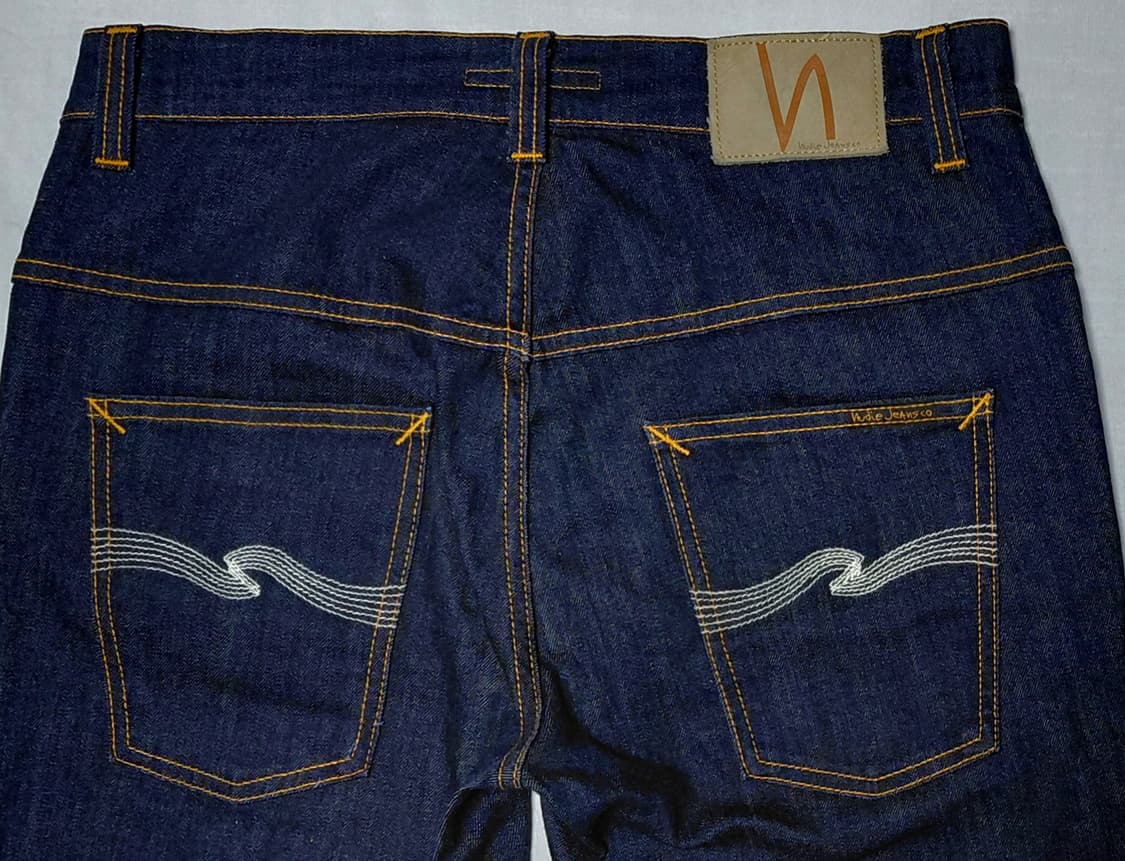 [W33/L32] 누디진 Thin Finn Dry Ecru Embo 상품이미지1