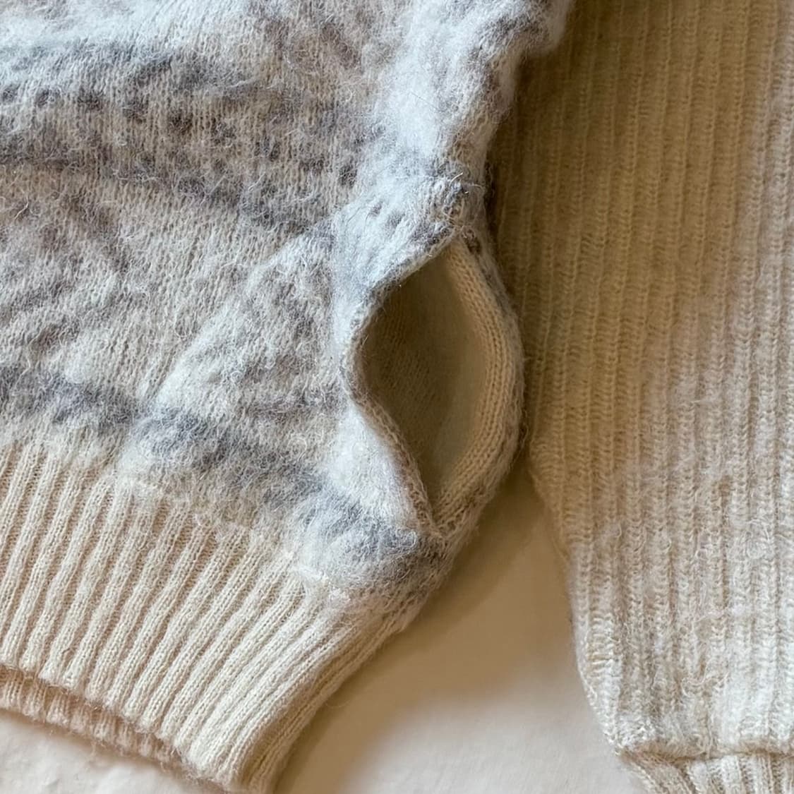 [44-55] 80s 아이슬란드 Hilda Ltd. 후드 니트 스웨터 상품이미지6