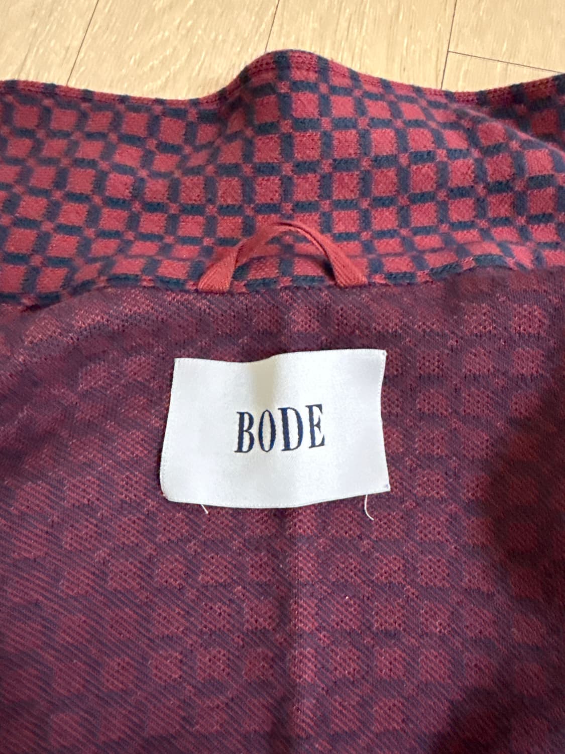 보디 체크 가디건 상품이미지1