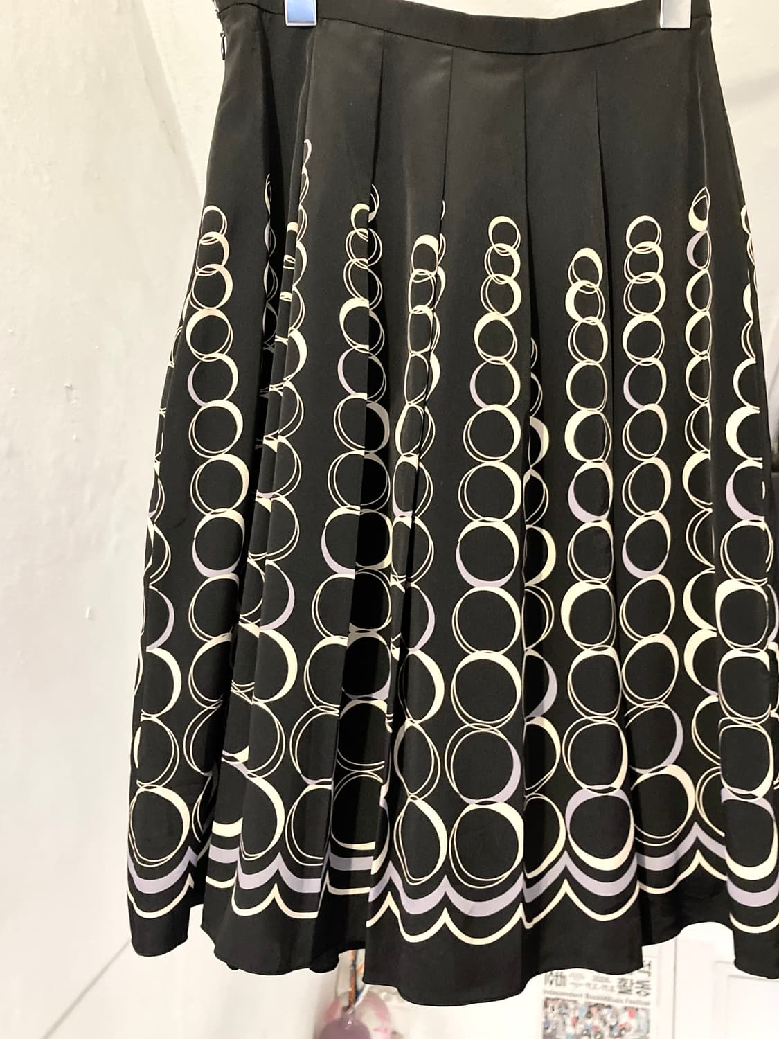 y2k 새틴 플레어 미디 스커트 상품이미지6