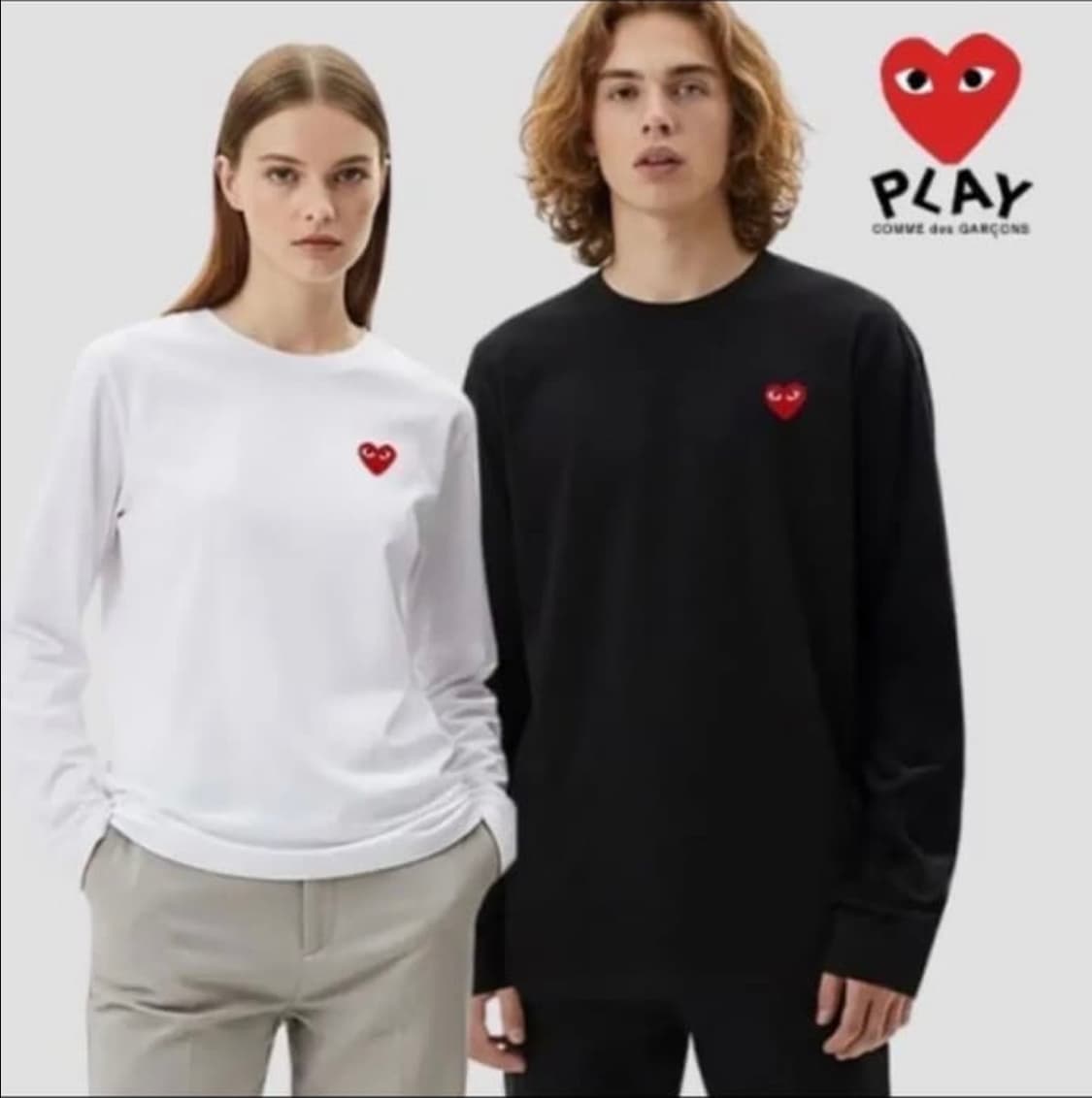 🔥[새상품/정품]🔥 꼼데가르송 남녀공용 롱슬리브 2color 상품이미지3