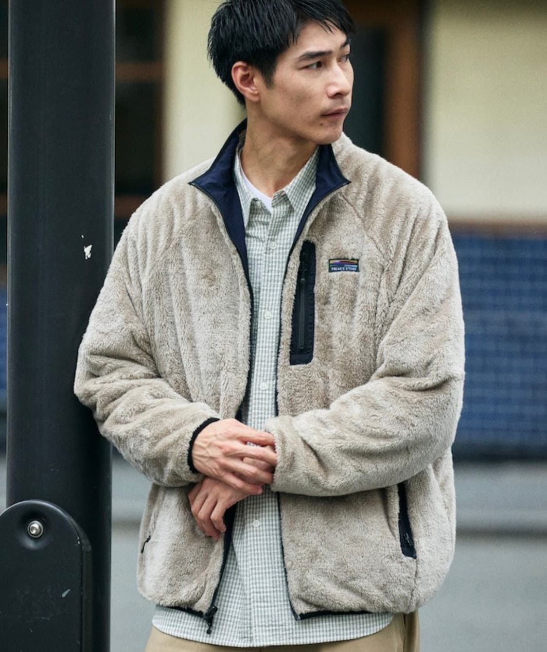 프릭스스토어 리버시블 후리스 블루종 네이비 상품이미지3