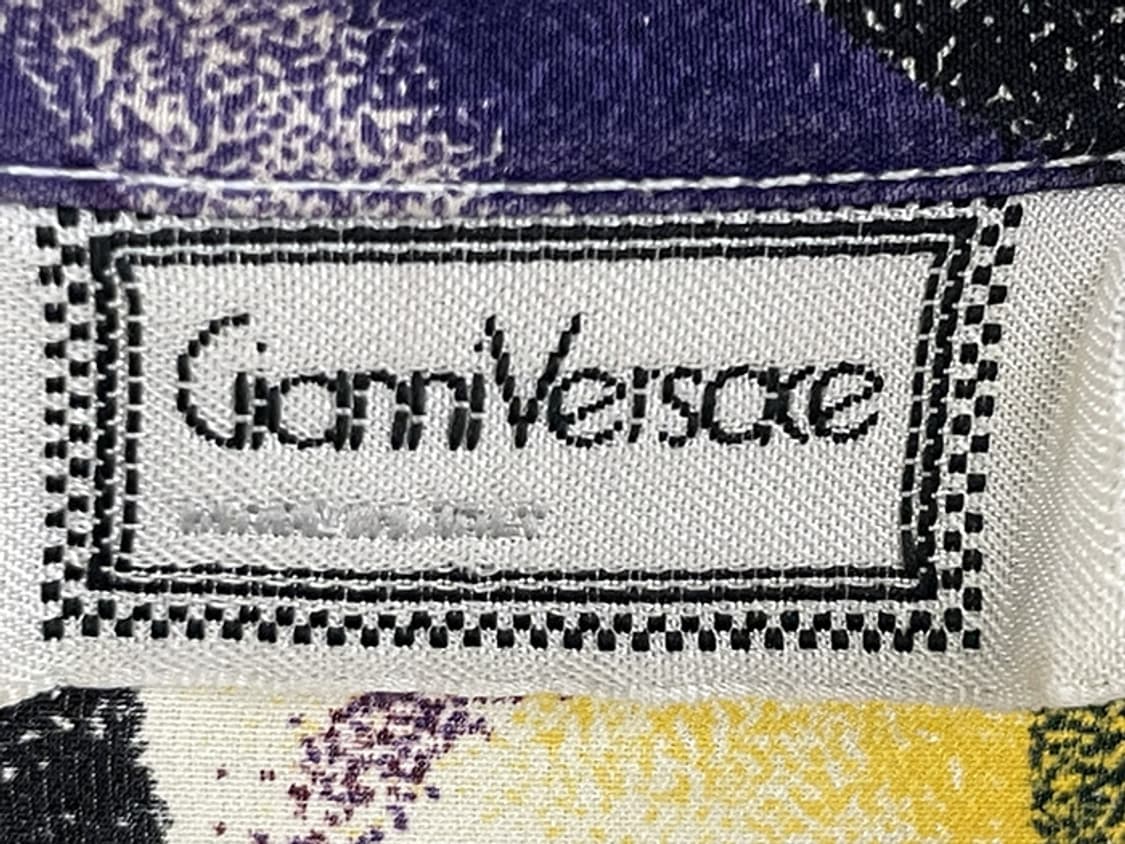 90'S GIANNI VERSACE_ silk 100% (L) 상품이미지10