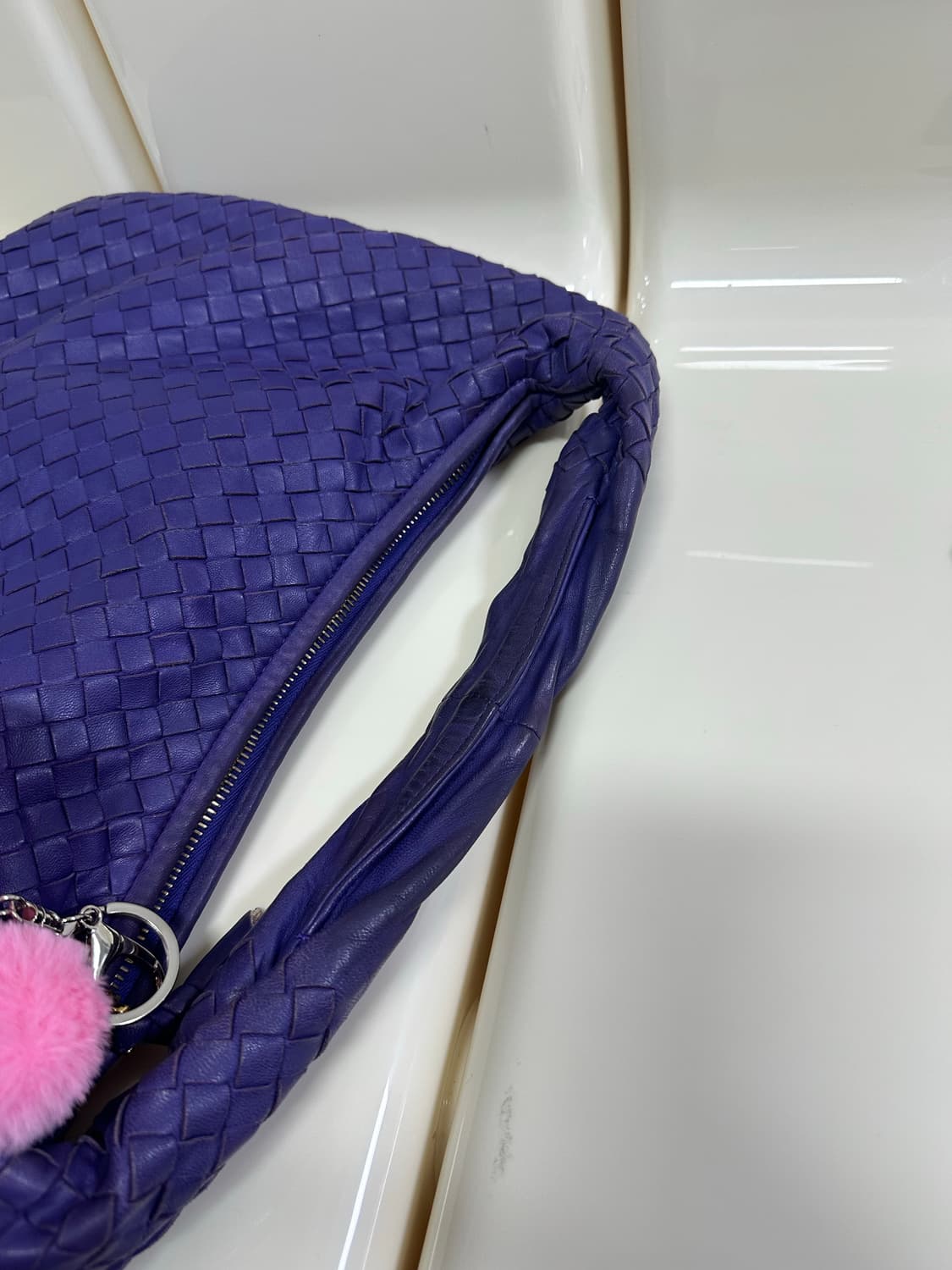 [A 정품] 보테가베네타 호보백 퍼플 상품이미지6