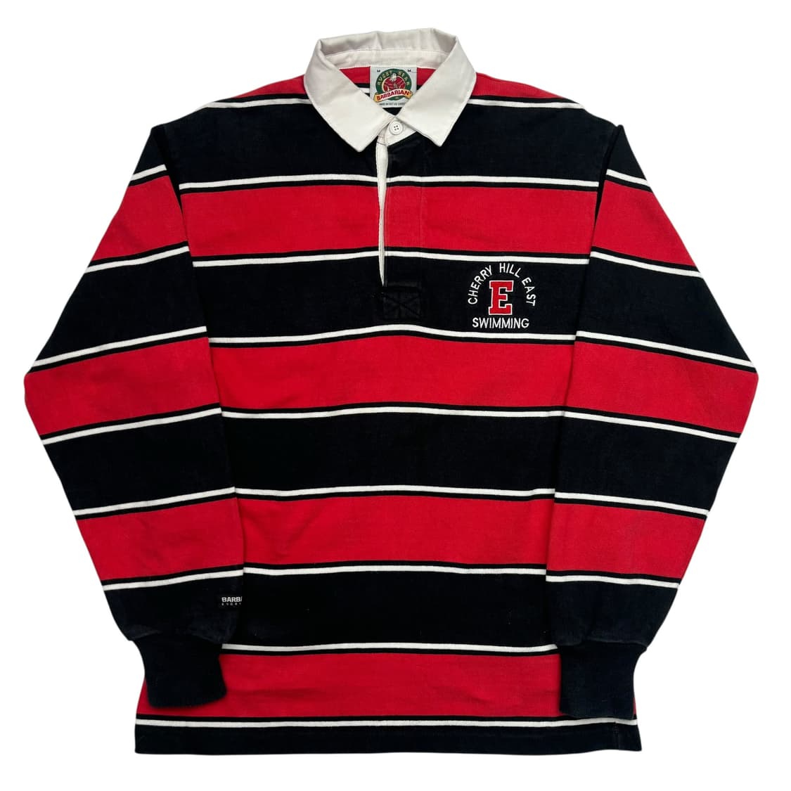 바바리안 스트라이프 럭비 셔츠 M 상품이미지1