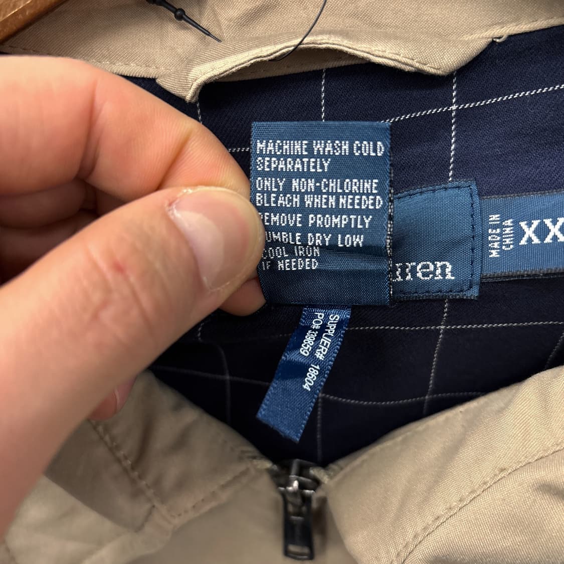 00s 폴로 랄프로렌  윈도우체크 라이닝 폴리쉘 바이스윙자켓 N828 상품이미지9