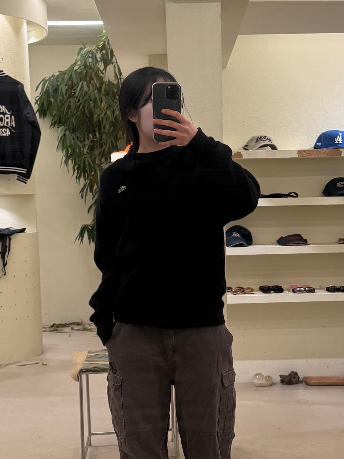 라코스테 브이넥 스몰로고 니트 U336 상품이미지1