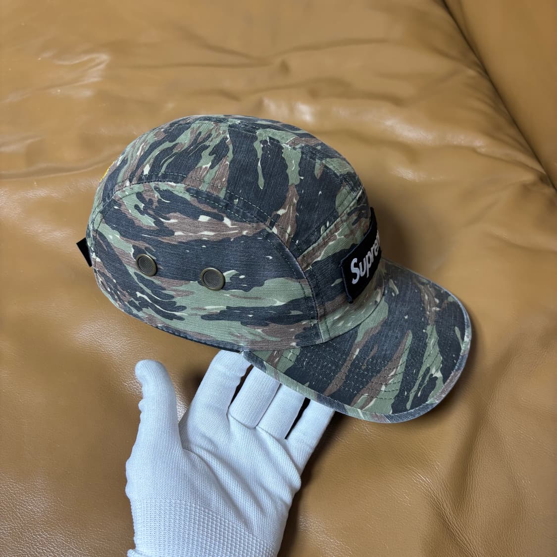 슈프림 캠프캡 모자 박스로고 24ss 타이거 카모 올리브 상품이미지3
