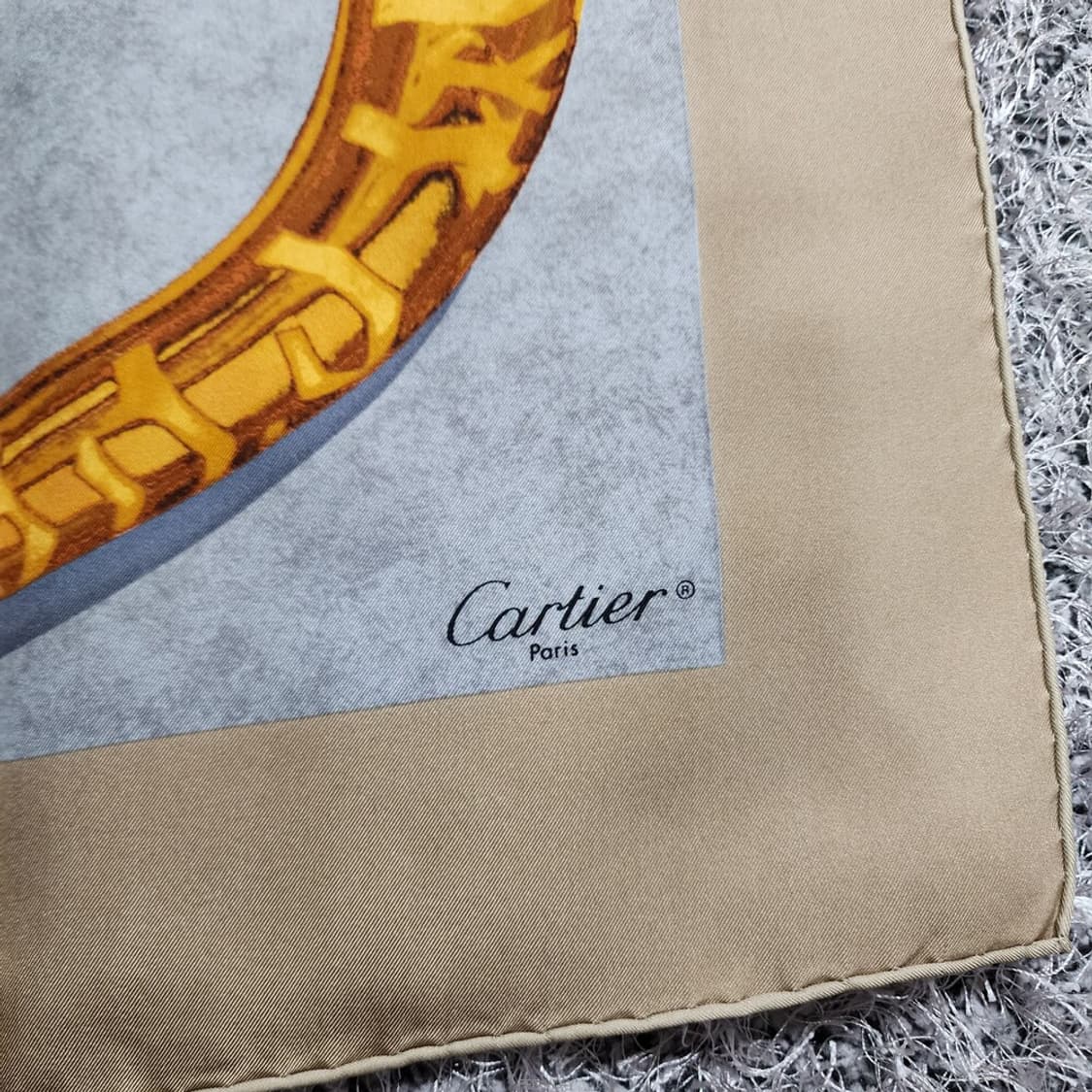 까르띠에 실크 스카프 상품이미지4