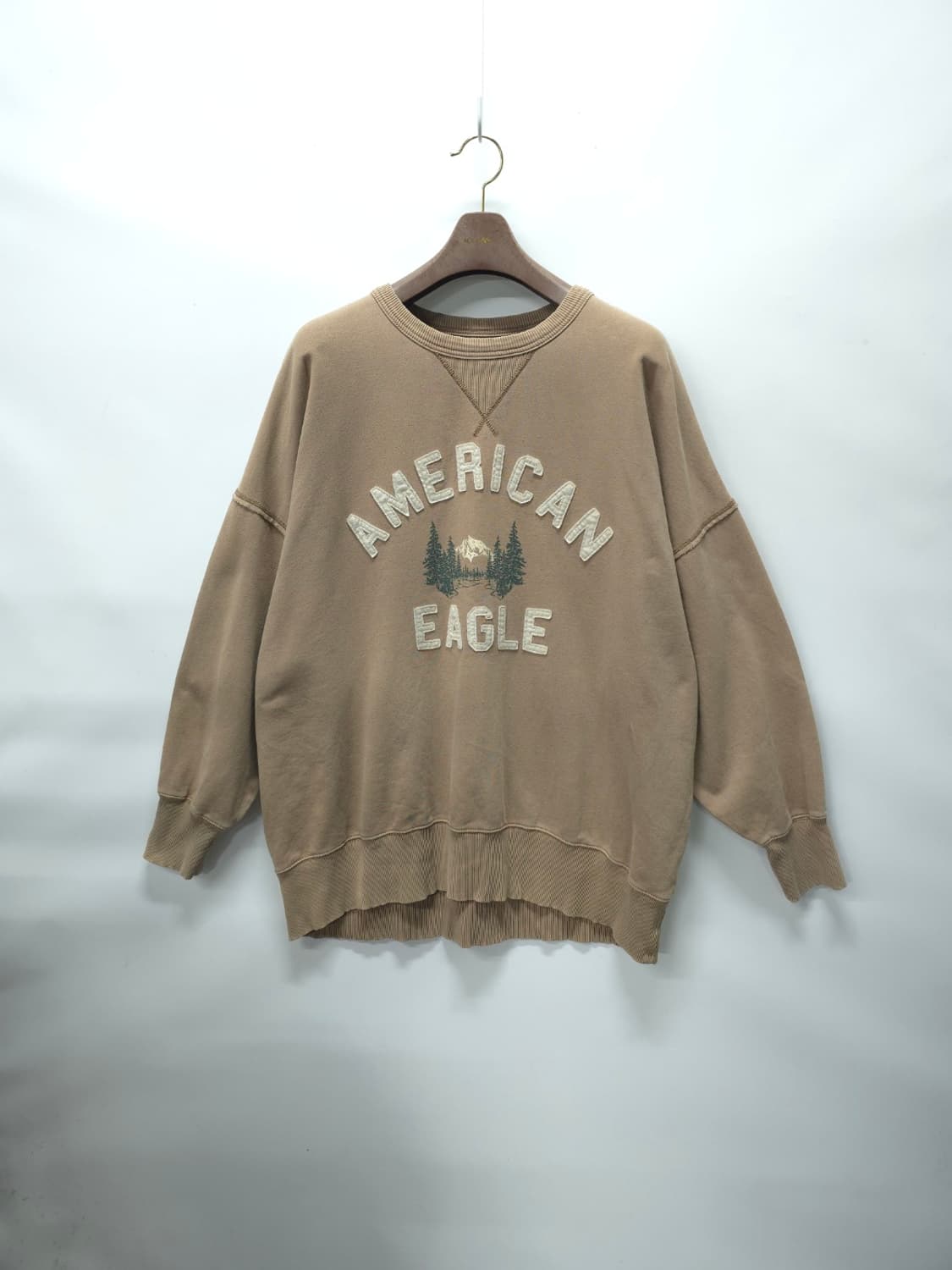 (빅사이즈) 아메리칸이글 펠트로고 맨투맨 (120~125) 상품이미지1