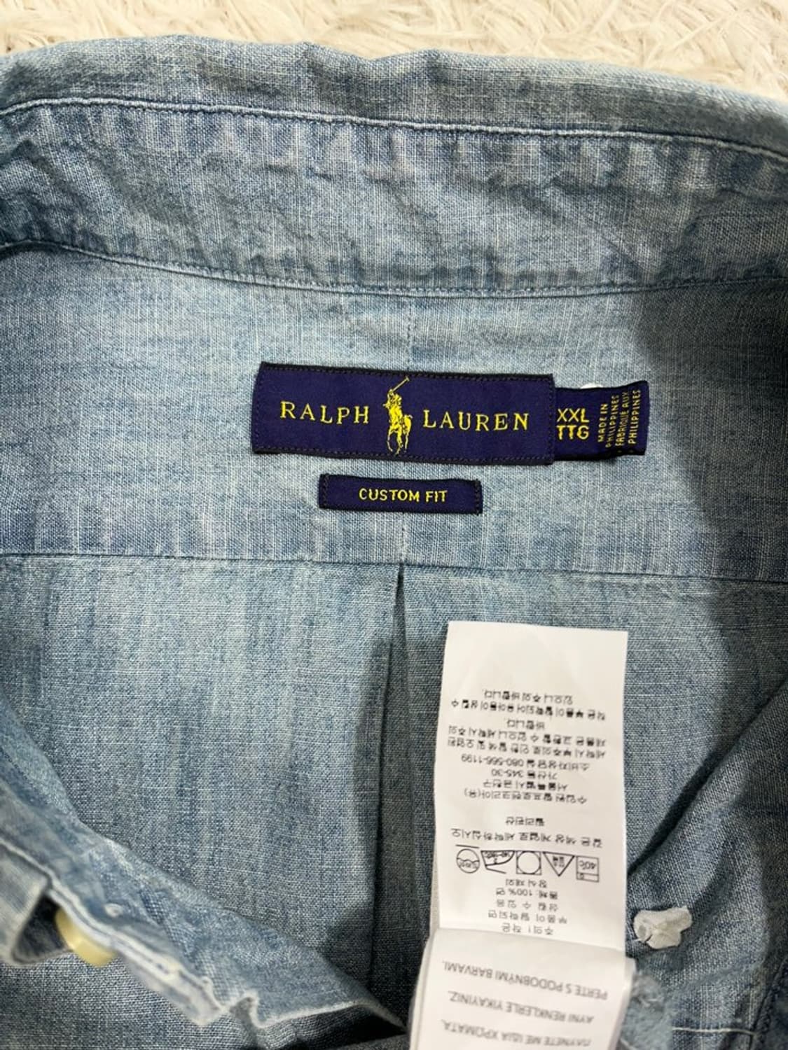 폴로 랄프 로렌 샴브레이 데님 셔츠/#3053 상품이미지5