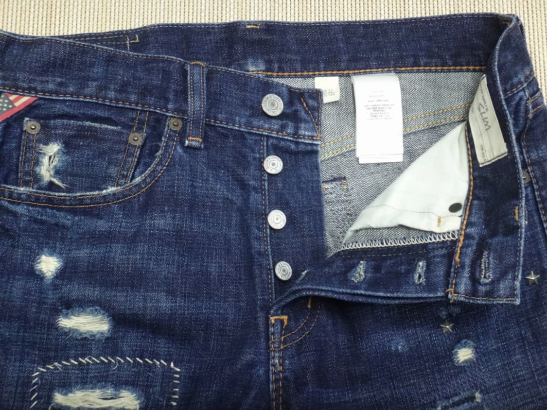 (29-30) 데님앤서플라이 남성용 슬림핏 데님 팬츠 상품이미지8