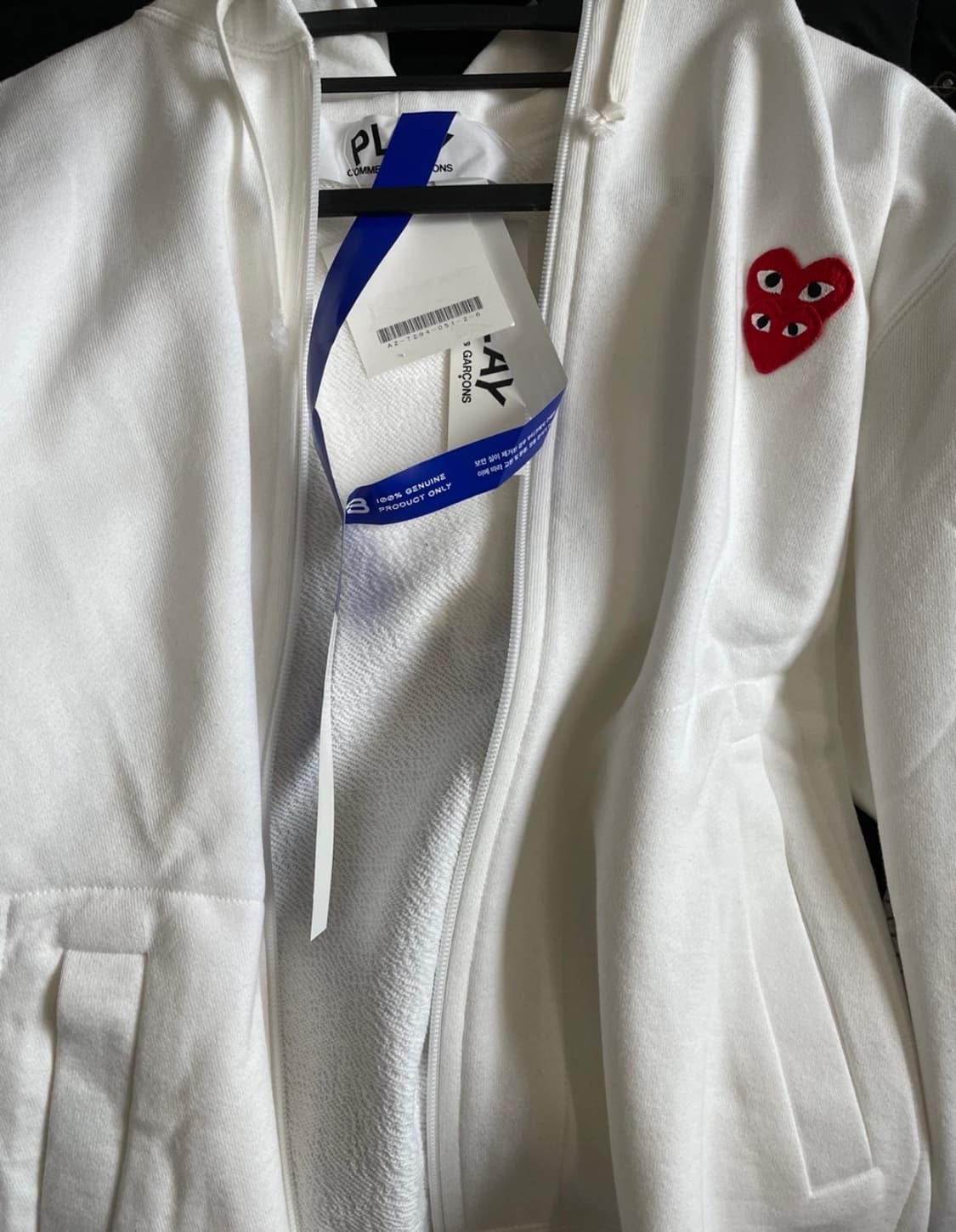 꼼데가르송 더블하트 L사이즈 상품이미지1