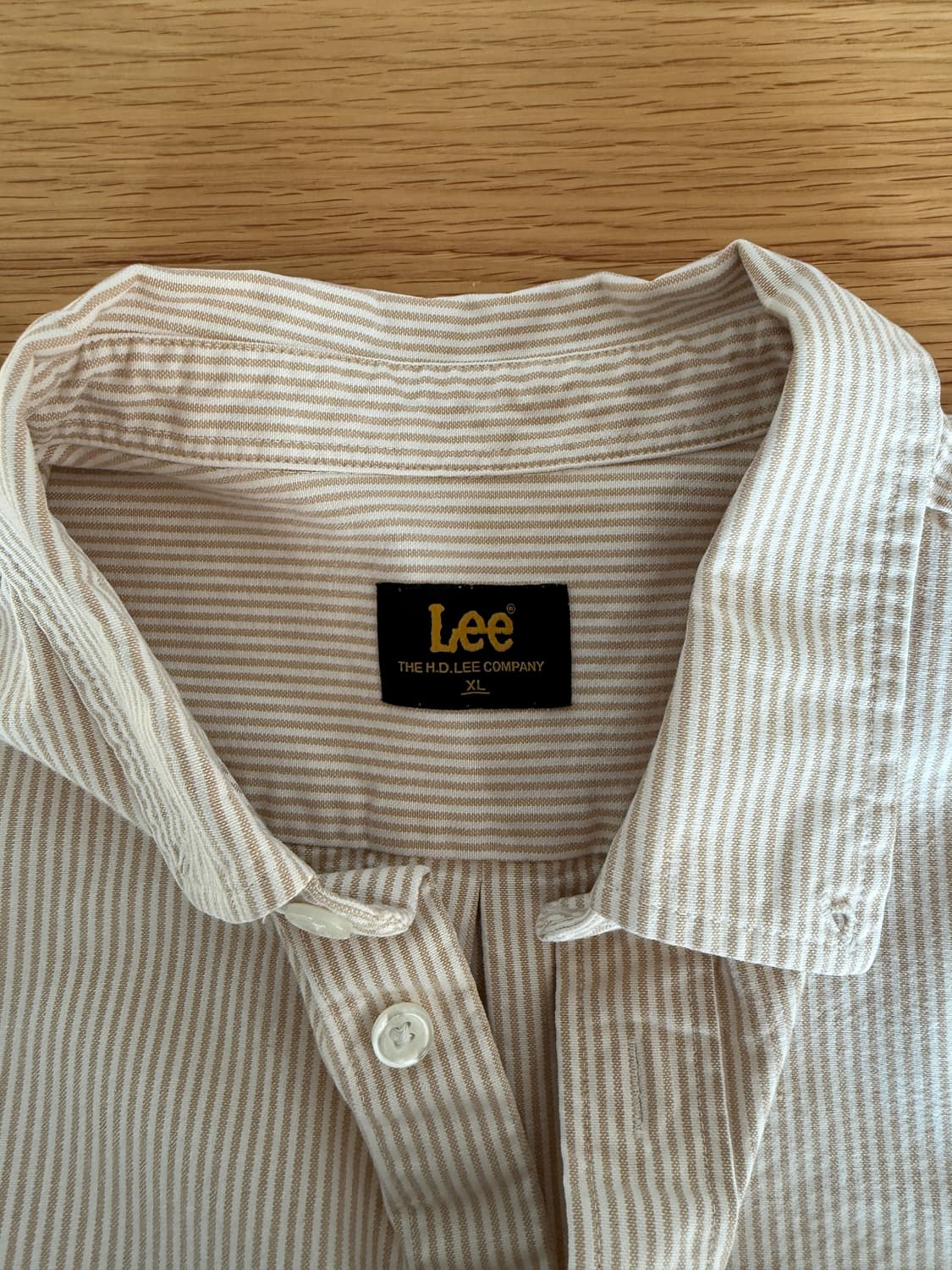 Lee 핀스트라이프 헤비코튼 셔츠 상품이미지6