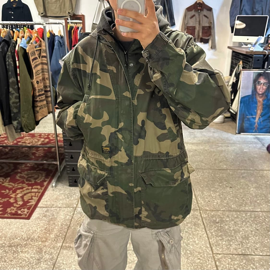 칼하트WIP 카모플라쥬 앤커 파카 상품이미지1