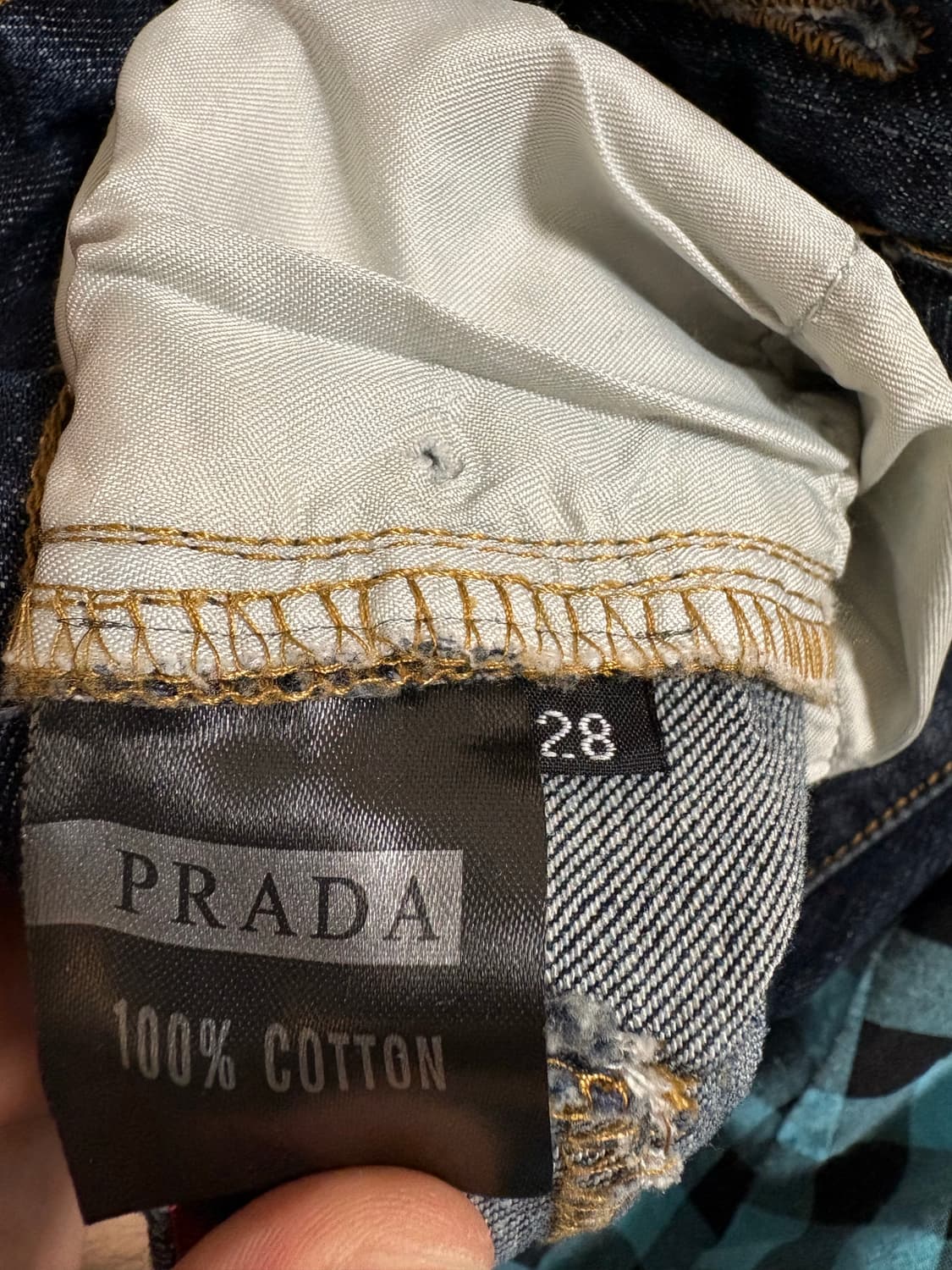 프라다 데님 청바지 상품이미지3