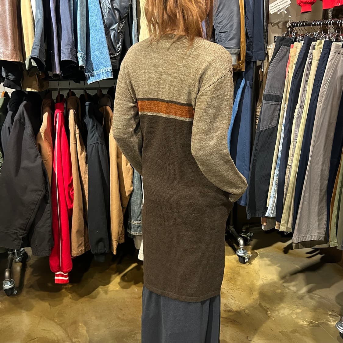 OS) 70-80's 이세이 미야케 All Style 롱 니트 원피스 상품이미지10