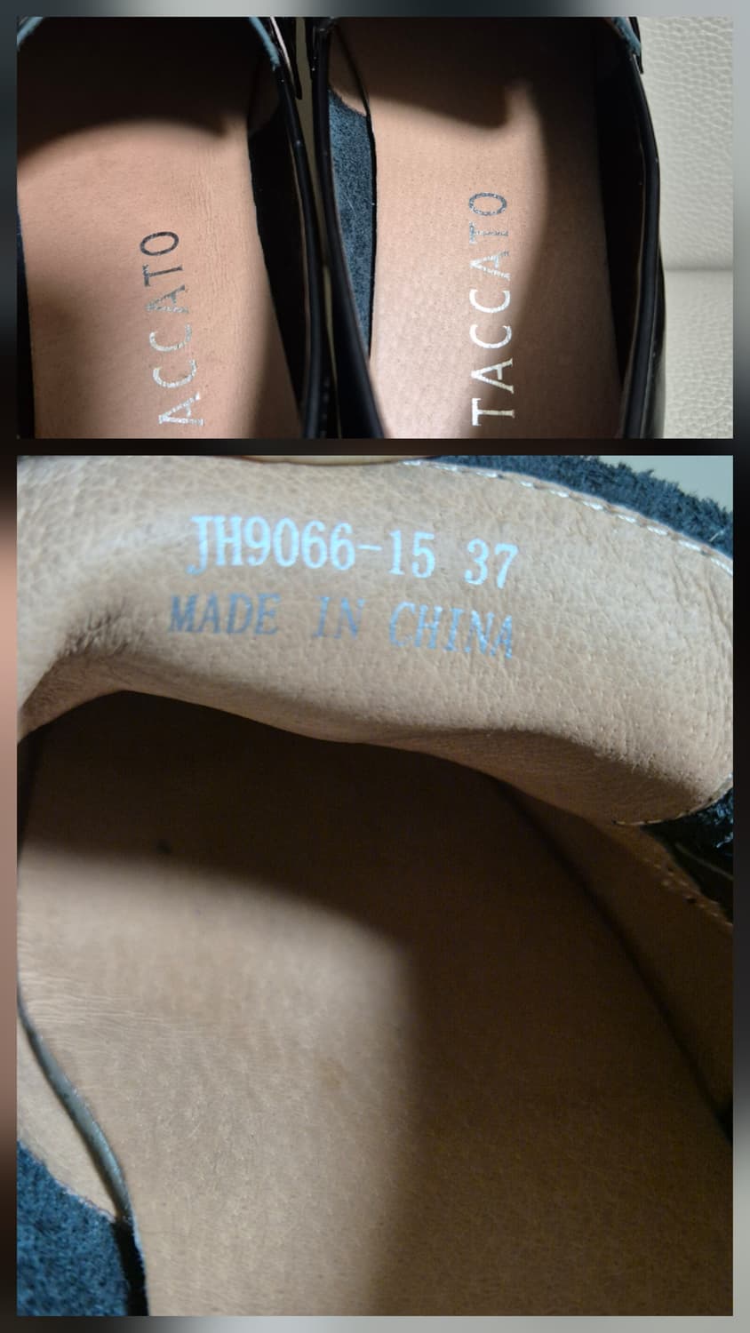 스타카토 블랙 체인 로퍼 웨지힐 상품이미지8