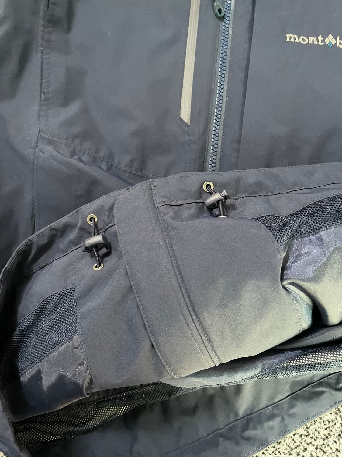 빈티지9. 몽벨 MONT-BELL 바람막이 점퍼 네이비 상품이미지6