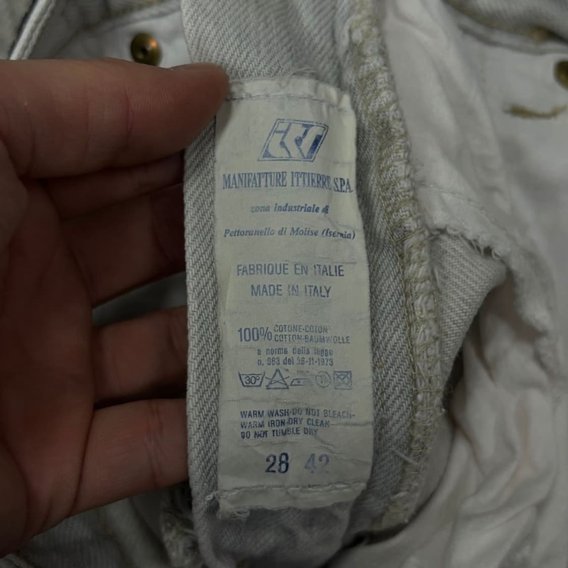 베르사체 꾸뛰르 데님팬츠 v1465 상품이미지10