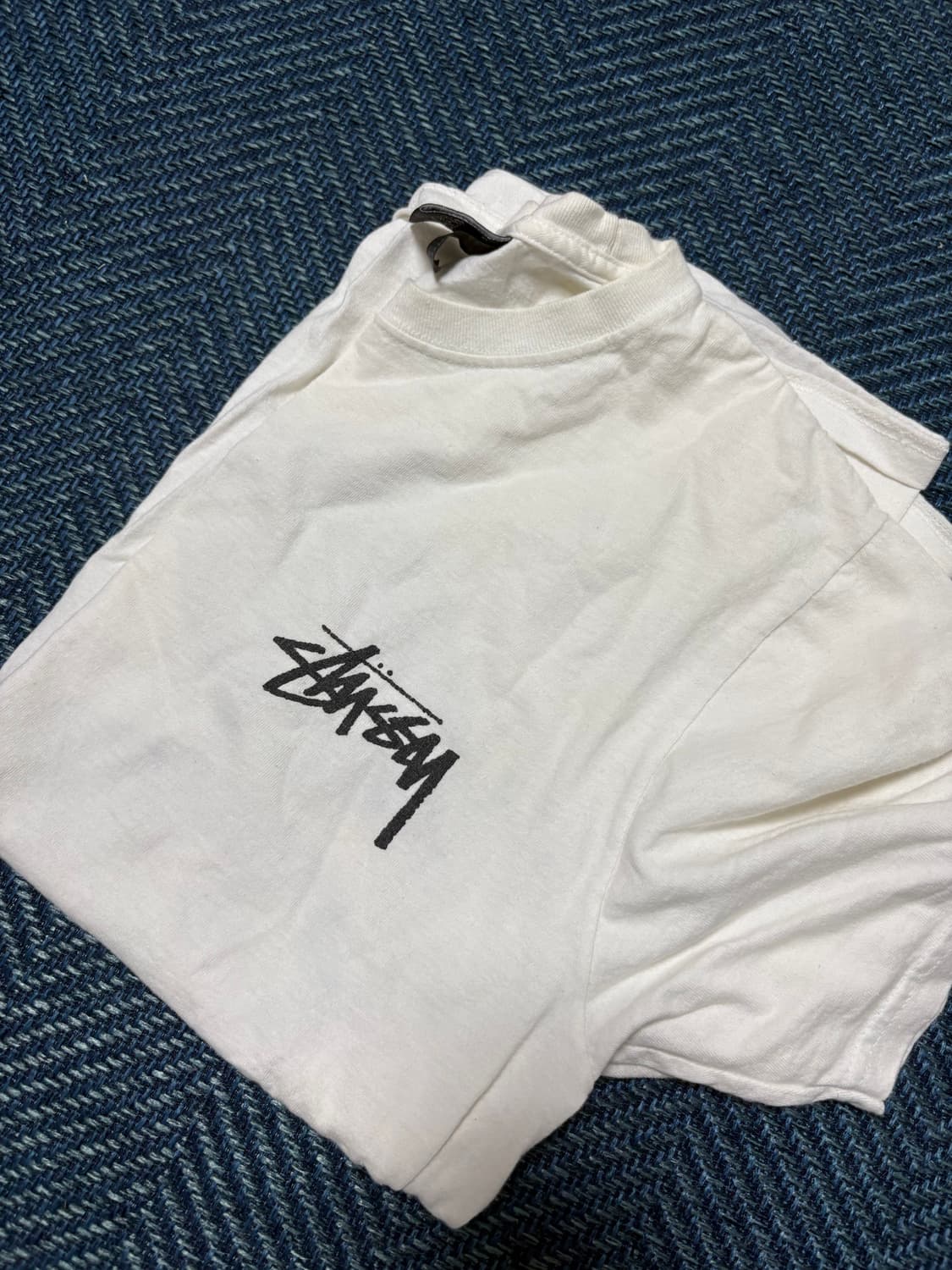 stussy 스투시 체리 반팔티 s 상품이미지3