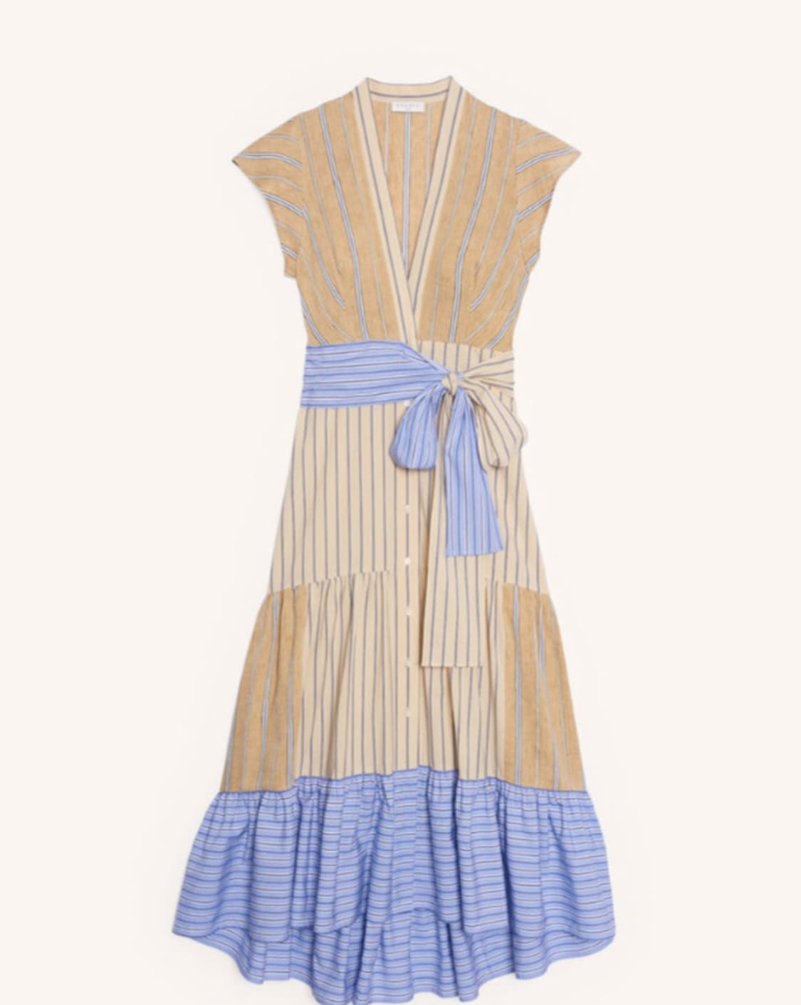 산드로 스트라이프 롱 원피스 상품이미지3