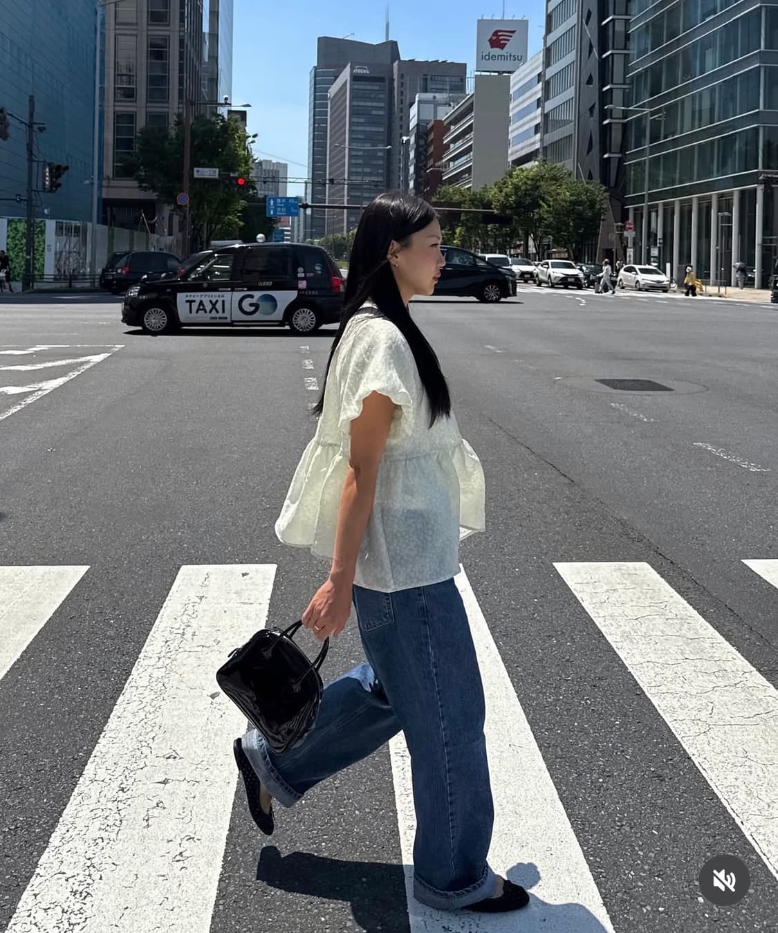 셀리앤리옹 로우라이즈 데님(다크)S사이즈 상품이미지6